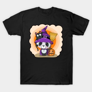 huge funny and scary with cat T-Shirt